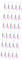 Angoily 30pcs Pet Cat Dog Nail Covers with Adhesive Glue for Paws Easy to Apply Protects against Scratching with Pointed Tips