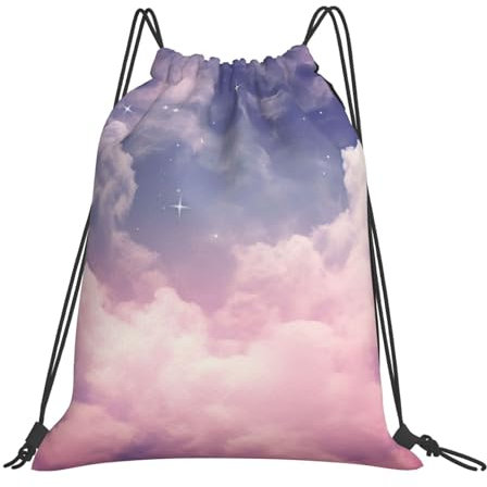 Cmagnifico Freizeit-Rucksack mit Kordelzug, wasserabweisend, für Fitnessstudio, Einkaufen, Sport, Yoga, Twilight-8229856, One size