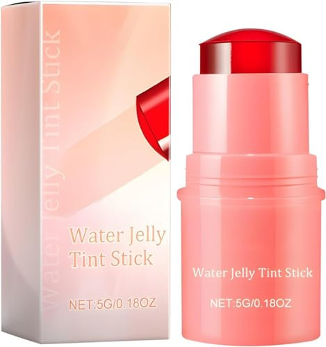 1pcs Jelly Blush, Mehrzweck-Farbstift für Lippen und Wangen, Milk Makeup Jelly Tint Blush, Gelee-Rouge, Milchgelee Tönungs Rougestift, Sorgt für einen Aquarell-Make-up-Effekt für Frauen und Mädchen