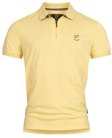 Indicode Herren INYonah Poloshirt Herrenshirt aus Baumwolle mit Polokragen | Klassisches Herrenshirt aus weicher Baumwollmischung, Polohemd, Freizeitshirt, Herrenpolo, Baumwollshirt für Männer