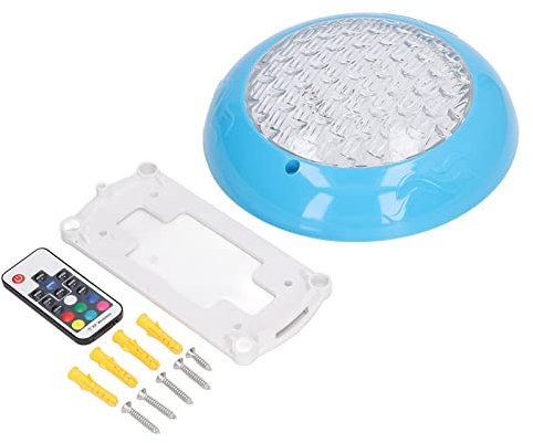 FTVOGUE Landschafts-LED-Lampe, Fernbedienung, Schwimmbadleuchte, RGB, Mehrfarbig, AC12V, 35 W, für Springbrunnen Im Freien