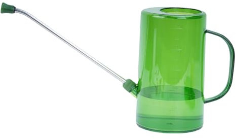 Annaffiatoio per Piante da Interno con Beccuccio Lungo Acciaio Inossidabile, 1.5L Annaffiatoio da Giardino, Piccolo Annaffiatoio per Piante da Esterno Giardinaggio Fiori di Piante Grasse (Verde)