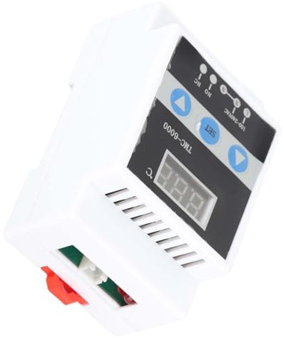 Relé de Temperatura Digital Bltouch, Control de Termostato en Riel DIN, Regulador de Temperatura de Montaje en Riel DIN, TMC6000 AC110240V, Material de PC, Equipo de Prueba de
