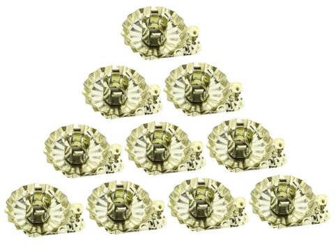 TOKIDNY 10stücke Weihnachtsbaum Kerzenhalter Clips Förmige Kerzenhalter Für Festliche Dekoration Für Tannenbaum Und Wreaths Langlebig Und Einfach Zu Verwenden