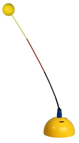 Kznifmk Professioneller Tennisball-Trainer, tragbar, für Tennis, verbessert die Rückprallfähigkeiten mit Baseboa-Trainer
