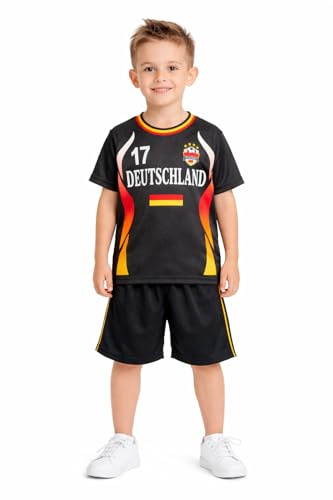 Fashion Boy Fussball Fan Set Deutschland Germany Trikot + Shorts, JS112e