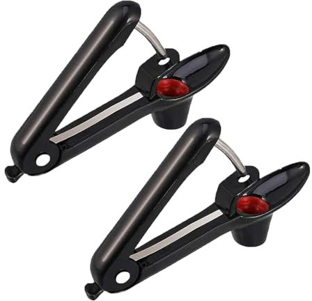 2 Stück Kirschentkerner Entkerner,Edelstahl Kirschen Kirschentsteiner Entferner,Tragbarer Cherry Corer Pflückhilfe Kirschkernentferner Entkerne Pit Remover Tool für Obst Pflaumen Oliven Cherries