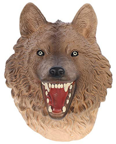 LRXIYODE Handpuppen Tier Handpuppe Hochlandwolf Interaktives Spielzeug Für Junge Mädchen Kreatives Rollenspielzeug Aus Hochwertigem Fördert Die Fantasie Und Interaktion Für