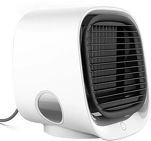Airabreeze Portable Air Conditioner, Energy Efficient Mini Ac with 300ml Tank & LED Light (White)