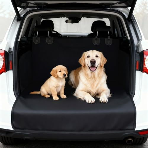 Upgrade4cars Telo Bagagliaio Auto per Cani Universale Impermeabile e Antiscivolo con Protezione Laterale e Paraurti Durevole Accessori Cane