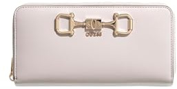 GUESS Geldbörse Janie SLG Zip Around Wallet Stone beige
