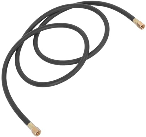 Gasschlauch Schwarz 2, 0m 1/4 Zoll aus Kunststoff und Messing | Schweißgeräte, Präzise Gasflussregelung, Dichtes Design für Anspruchsvolle Industrieumgebungen