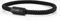 Akitsune Silva Nylonarmband | 5mm Dick | Armschmuck Damen Herren Edelstahl Armband Magnetverschluss - Mattschwarz - Schwarz 22,5cm
