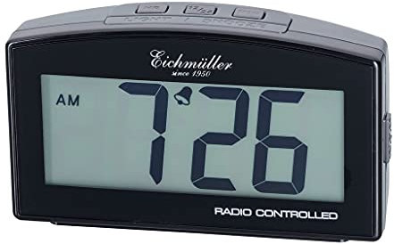 Wecker Reisewecker Alarm Digital Kunststoff grau mit Schlummer Funktion