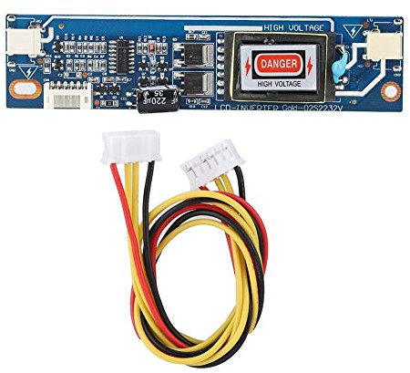 Oumij Hochdruck-Wechselrichterplatine CCFL-Dual-Lampen-Hochdruck-Wechselrichterplatine mit Großem Anschluss für 10-22 -LCD-Hintergrundbeleuchtung 10-28V