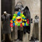 kina CRC0008 Fensterbild Karneval 100% wiederverwendbar Schaufensterdekorationen Geschäfte ohne Klebstoff und neu positionierbar