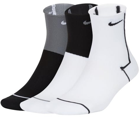 NIKE CK6021-904 W NK EVERYDAY PLUS LTWT ANKLE Socks Femme MULTI-COLOR Taille L