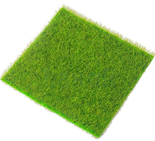 FOGUO Kunstrasen, Kunstrasen Rasen Gras Pflanzen, Rasenteppic Teppich, Simulation Rasen, Gras zum Basteln aus Kunststoff für Innen und Außen, Landschaftsdekoration