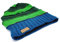 Trend Strickmütze Long Beanie Nepal handgefertigt Schurwolle One Size grün blau