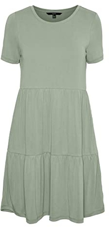 VERO MODA Filli Calia Short Sleeve Smock Dress