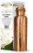 A Merican Ayurveda Wasserflaschen aus 100 % reinem Kupfer, gelenkfrei, auslaufsicher, gesundheitliche Vorteile, natürliches ayurvedisches alkalisches Wasser mit Wassertemperaturanzeige (600 ml)