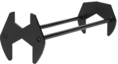 Llave de Fregadero Multifuncional Negra, Manguera de Grifo de Agua de Acero Al Carbono, Herramienta de Mantenimiento y Desmontaje de Artículos Sanitarios de Manga Hexagonal (L)
