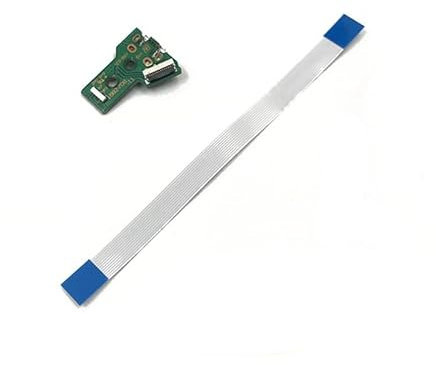 YANHAO [Videospielteile] 5 stücke JDS 055 USB Ladeanschluss Steckdosenplatine ladeplatine mit flexbandkabel for PS4 PRO Controller JDS-055 FJDS055 Platine [Ersetzen]