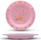 Peppa Pig Futterteller für Babys, wiederverwendbar und BPA-frei, 17,5 cm Durchmesser, mikrowellengeeignet, Kinderteller, Baby-Utensilien ab 9 Monaten