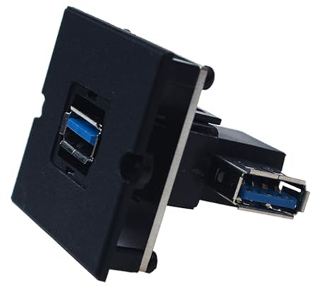 Bachmann Rahmen 1xUSB 3.0, 90° Abgang seitlich