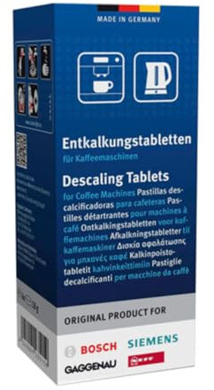 Pastillas Descalcificadoras Compatibles con Cafeteras Bosch, Siemens – Pack de 6 Unidades 00311864