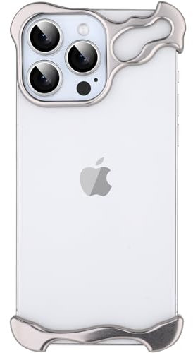 aidvaia Phone Case Compatible with iPhone 15 Pro Max Compatible with Lens Camera Protection, Frameless Minimalist Design, Extremely Highlighting Personality