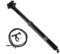 Teleskopsattelstütze, Erwachsene Hydraulisches Sattelstütze, 30,9 mm/31,6 mm x445 mm Höhenverstellbares Fahrradsattelrohrstange für Mountainbike