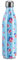 Bouteille d'eau Acier Inoxydable, Gourde Isotherme Réutilisable Gourde Inox sans BPA isolé à Bouteille Isotherme pour Froide Pendant 24heures, Chaude Pendant 12 Heures (Fleurs Bleu, 750ml)