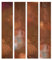 murando - Tapete selbstklebend 10m Wandtattoo dekorative Möbelfolie Dekorfolie Fotofolie Panel Wandaufkleber Wandposter Wandsticker f-A-0463-j-d