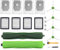 Accessoires de rechange pour iRobot Roomba i7/i7+/i3+/i4+/i6+/i8+/j7+, lot de 20 pièces de rechange comprenant 2 brosses principales, 4 filtres HEPA, 4 sacs d'aspirateur, 4 brosses latérales, 1