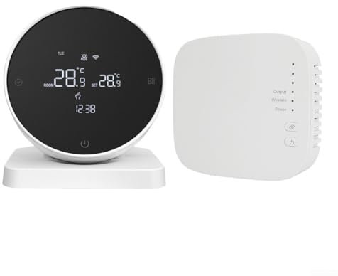 AIDNTBEO Termostato inteligente Tuya, termostato de calefacción, termostato de habitación, termostato inteligente de pared para SMARTLIFE y para aplicaciones Tuya (WiFi)