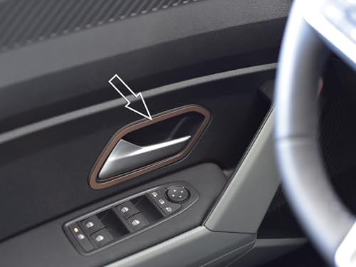 Steel Cover for 2024+ Dacia.Duster III 3 (P1310) | Door Handle Frames - COPPER-BROWN Style | 4 Pieces Essential Expression Journey Extreme DUSTER Accessories Tuning