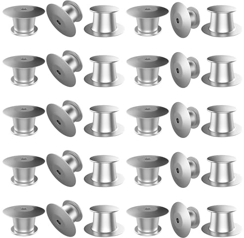 Pin Verschluss,Schützenfest Anstecker,Pins Anstecker,Pins Halter,Pin Sicherheitsverschlüsse,Pin-Rückseiten,Broschen Diy Schmuck Sicherungsstift Zurück Kupplungsstift,Silber,30 Stück