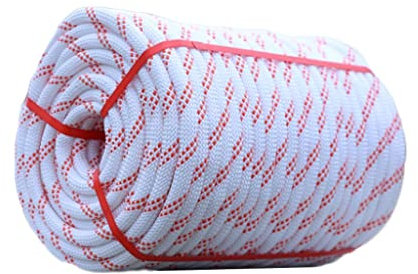 Marine Double Braided Nylon Mooring Rope for Boats Dock Line with High Strength and Durability (16mm x 100m)