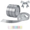 TXXATX 66 m Cinta de Raso 20 mm Cintas Gris Plateado Tela 3 Rollos Regalo Lazo para Costura Boda Bautizo Cumpleaños Envoltura de Regalos Decoración