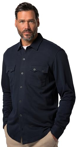 JP 1880 Herren große Größen Übergrößen Menswear L-8XL Sweathemd, Kentkragen, Modern Fit 832150
