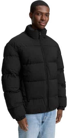 TOM TAILOR Denim Herren Lightweight Pufferjacke mit Stehkragen