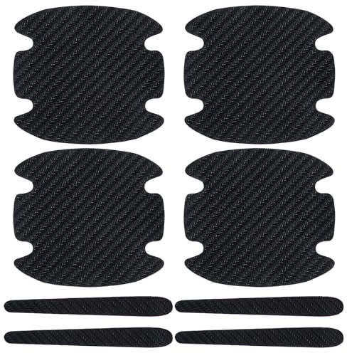 ZUOBYMBC 8PCS Car Door Handle Protectors for BMW X3 2 (II) F25 I 2010-2014, Carbon Fiber Car Door Handle Bowl Sticker,Car Door Handle Paint Guard Cover,Anti-Scratch