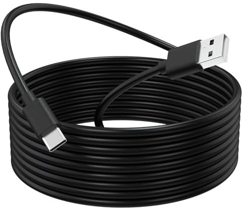 USB C Ladekabel, USB C Kabel für PS5 Controller, Ersatz USB Typ C Ladekabel kompatibel mit PS5, Xbox X/S Controller, Nintendo Switch Pro/Lite Controller USB C Ladegerät Schnellladekabel (2m)