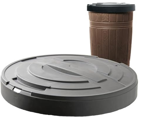 Abdeckung Ø66cm für Prosperplast WOODCAN 265 Liter und RAINCAN 210 Liter Regenwassertank, dichter Verschluss, Abdeckung für Wasserfass, Regenwasser, Ökologie, Gartengeräte, Anthrazit