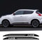FUNOJIM 2 STÜCKE Autotür-Seitenschweller-Aufkleber-Streifen Stilvolle personalisierte Vinyl-Film-Aufkleber, passend für Nissan Juke NISMO Tuning-Zubehör