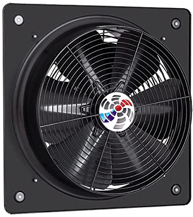 Wandventilator Hochleistungs Axialventilator Industrie Axiallüfter Wand Fenster Lüfter 250mm, 300mm, 350mm, 400mm, 450mm, 500mm, 550mm, 600mm – Zuluft Abluft Absaugung (450mm)