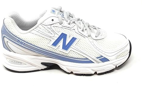 New Balance 740 Unisex-Sneaker, Farbe 372 Weiß Violett, EVA-Sohle, Dämpfung, Alltag Sport und Casual, Weiß, 37 EU