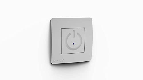 Dinuy pulsatemp - Pulsador pulsatemp empotrar tactil 2 hilos garra blanco