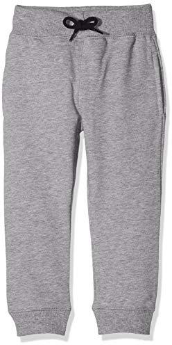 NAME IT Jungen NKMSWEAT Pant BRU NOOS 13153665, Grey Melange, 152